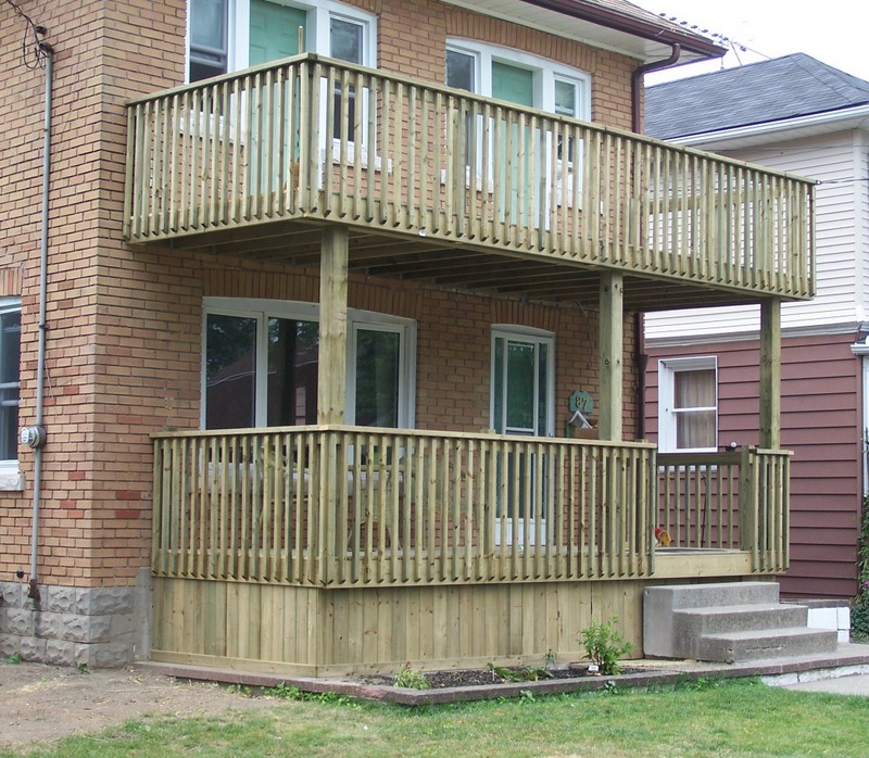 2 story deck by GCHI