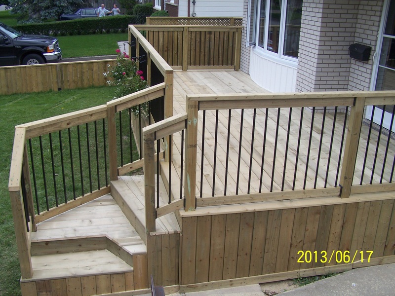 Backyard deck