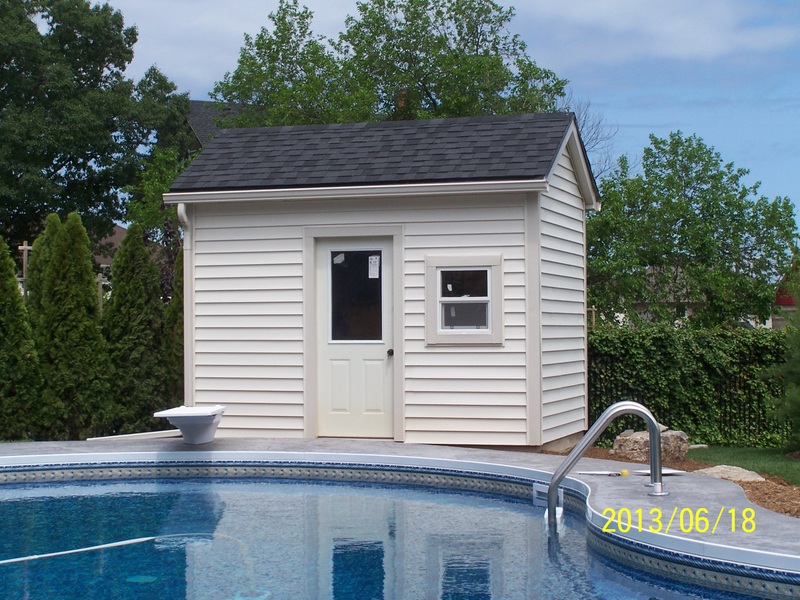 Pool Storage Shed - Great Canadian Home Improvements